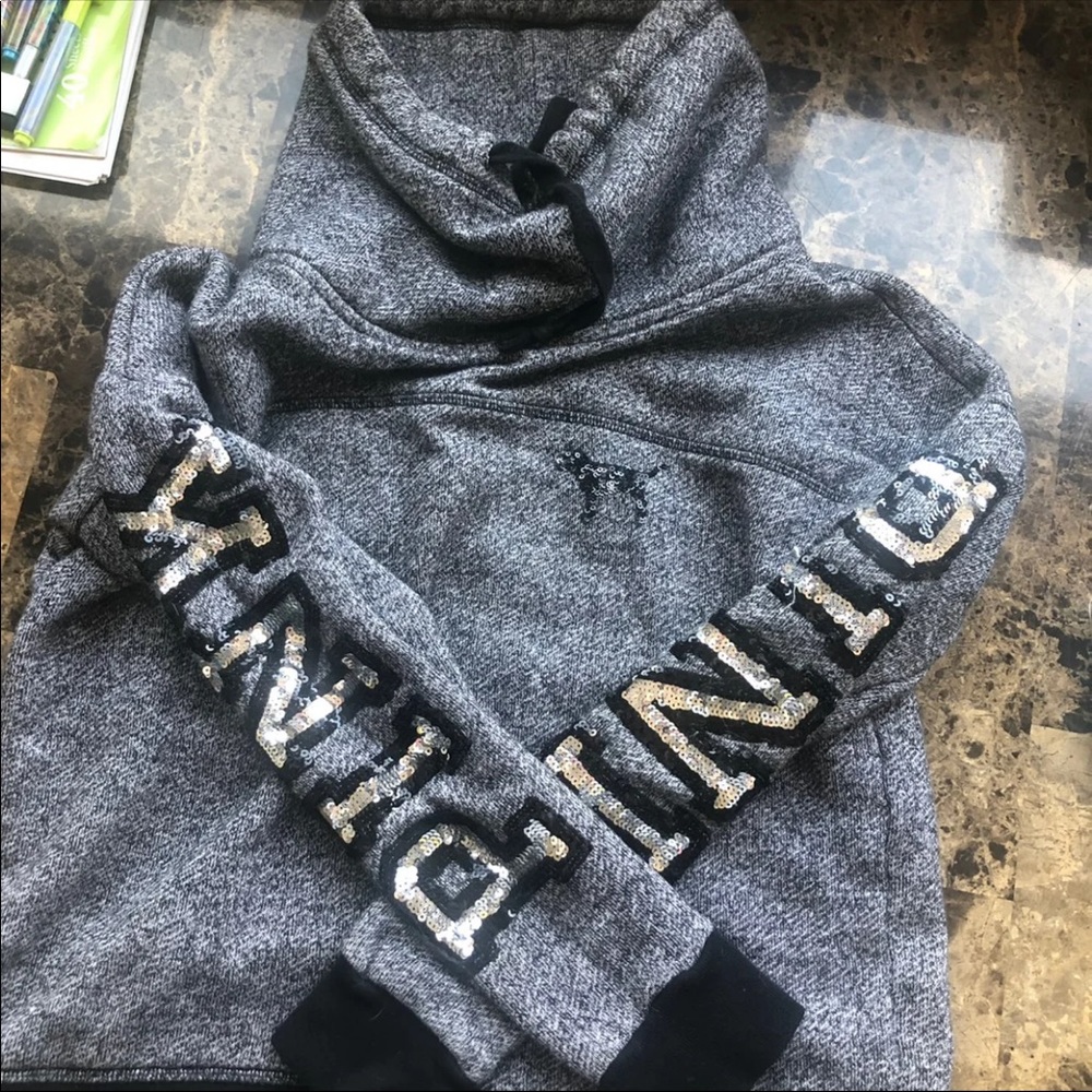 Cowl neck hoodie
